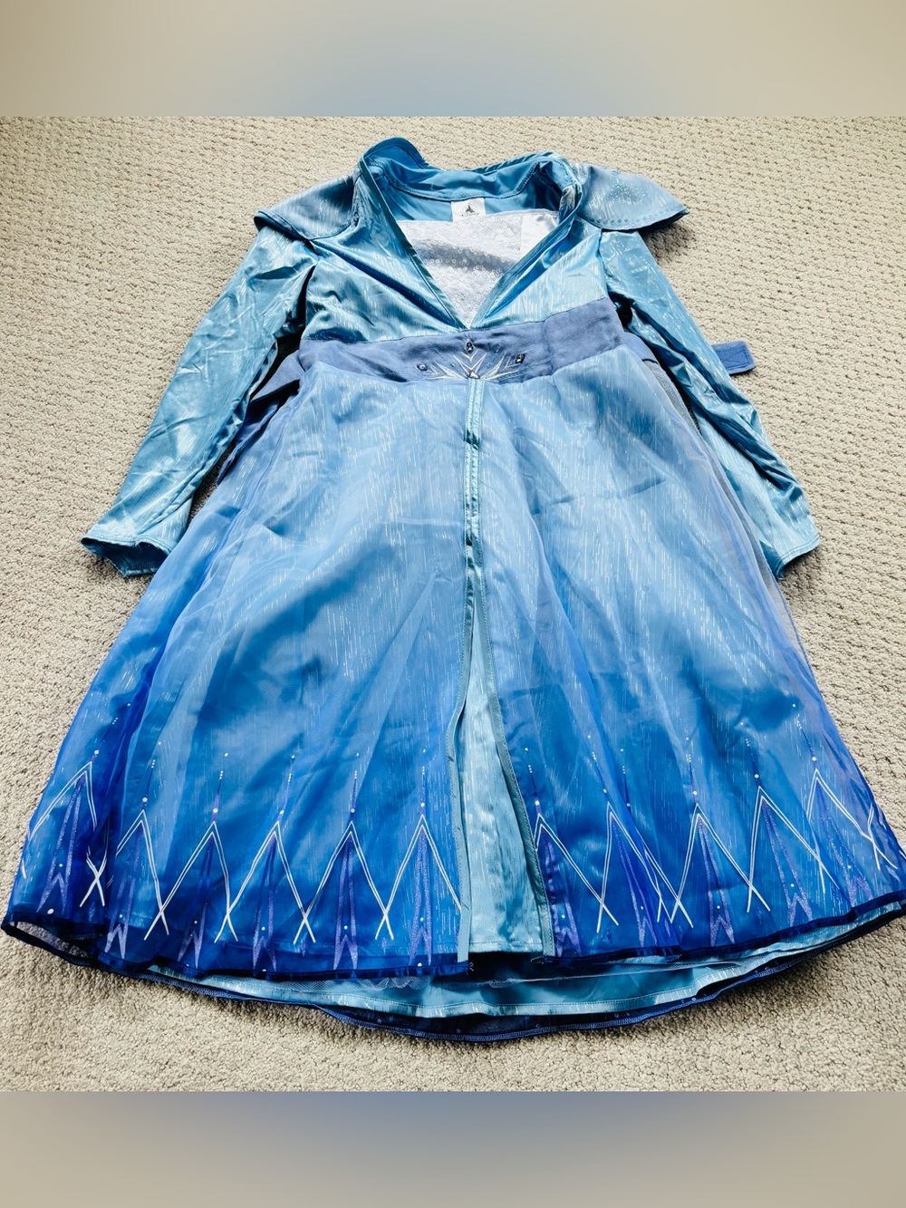 Disney frozen 2 Elsa Light Blue travel dress costume
